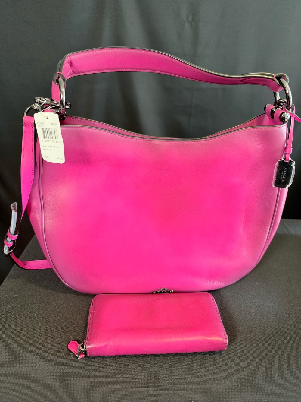 NWT Coach Nomad Hobo Bag With Matching Wristlet (New) & Wallet (Used)